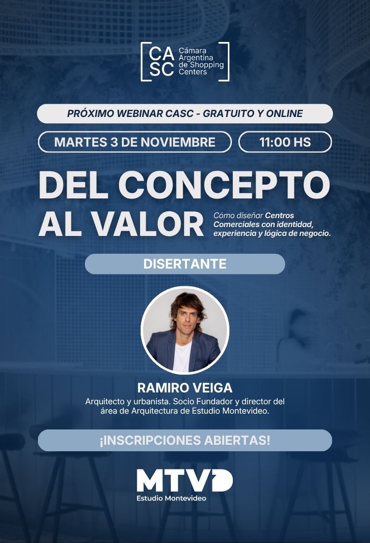 Webinar CASC: Del concepto al valor — martes 3 de noviembre, 11 hs. Inscripciones abiertas
